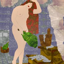 В бане