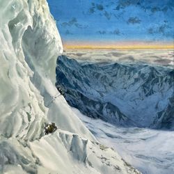 Горы. К2. Восход и восходящие
