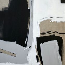 Black and Canvas. Resonance of Silence