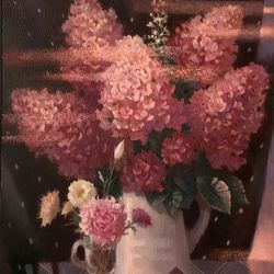 Гортензия в розовом