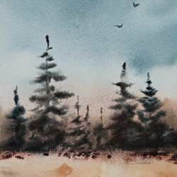 Лес возле дома