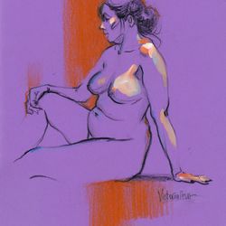Nude life drawing 025