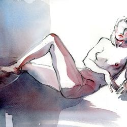 Nude life drawing