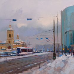 Февральские будни. Преображенская площадь