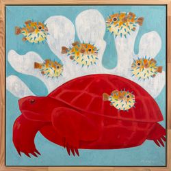 Черепаха и рыбные шарики