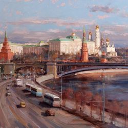 Утро октября. Боровицкий холм