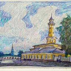 Зарисовка из альбома. Кострома