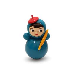 Неваляшка Машенька "Француженка с багетом"