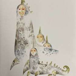 Существа лесные. Семья