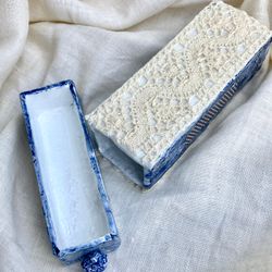 Длинный спичечный коробок "Сервизный"
