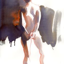 Nude life drawing 016