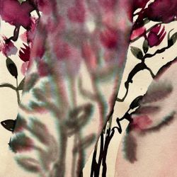 Чернильные цветы № 1. INK FLOWERS NO.1