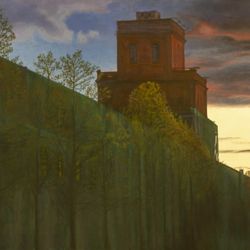 Пейзаж с башней