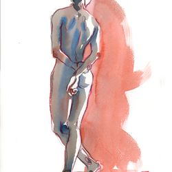 Nude life drawing 030