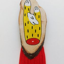На дощечке