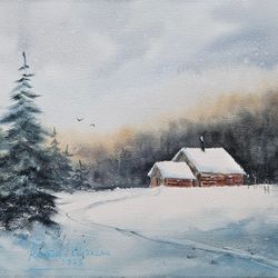 Январский лес