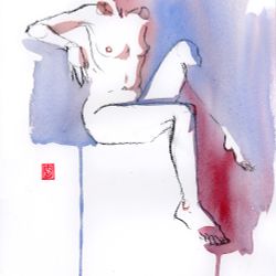 Nude life drawing 076