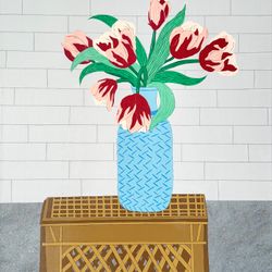 A Vase of Tulips