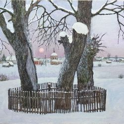 Зима в деревне