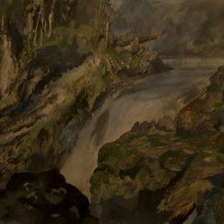 Водопад (левая часть)