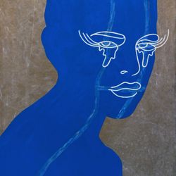 Близнецы. Синий.