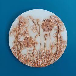 Ботанический барельеф "ALLIUM #5"