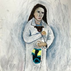 Девушка с собачкой