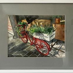 Акварель "Bistro"