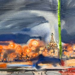 Вид на Марсово поле