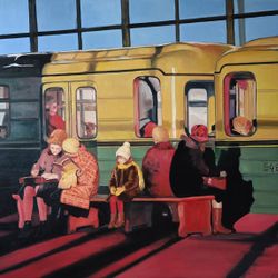 Пассажиры метро