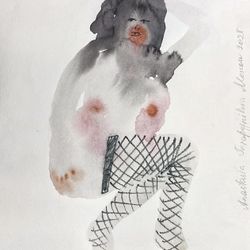 The woman