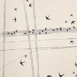 No.7 Music on wires. The Verve ”Bitter sweet symphony“. Серия работ "T I M E F L I E S"