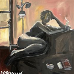 В сигаретном дыму