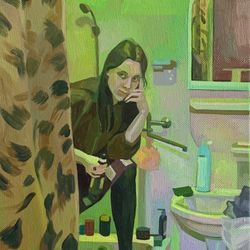 Зелёный леопард