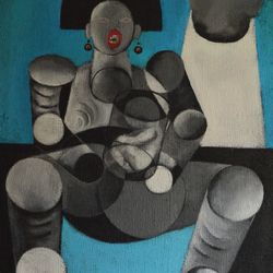 Мадонна с младенцем. Черная