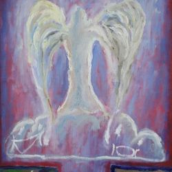 Angel with a knife.