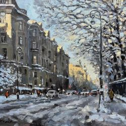 Зима на Петроградской стороне