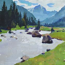 В горах Кыргызстана