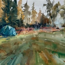 Палаточный лагерь. Паанаярви