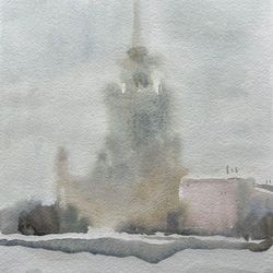 Набережная зимой