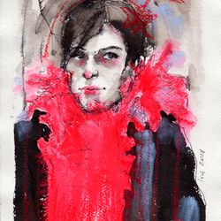 Красное боа (Boa rouge)