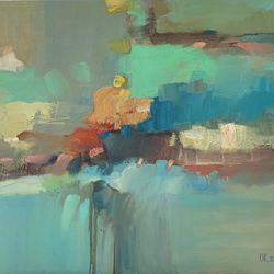 Зеленовато-голубое