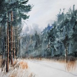 Январский лес