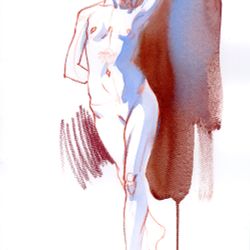 Nude life drawing 075