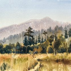 Утро в горах