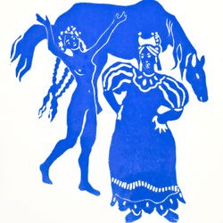 Ведьма, лошадь и русалка