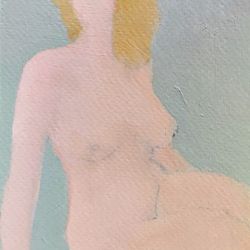 Натурщица. Розовая серия