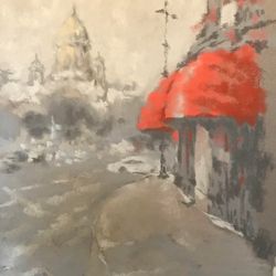 На углу. On the corner