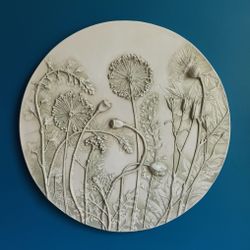 Ботанический барельеф "ALLIUM #7"