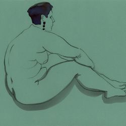 Nude life drawing 020